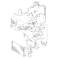 Шланг ОЖ із швидкороз'ємною муфтою VAG 1J0122073AJ