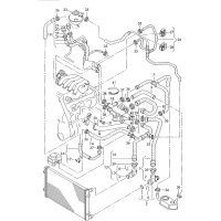 Шланг системи охолодження VAG 1J0121058G