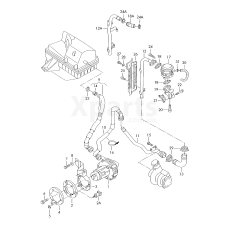 Трубка сполучна VAG 058133817H