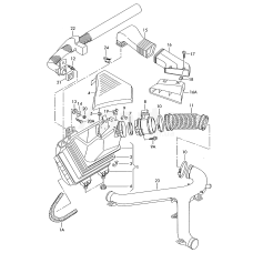 Канал, впускной VAG 078129617G