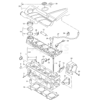 Шланг для видалення повітря VAG 030103493DB