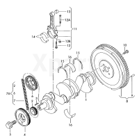 Зірочка ланцюга VAG 047105209E