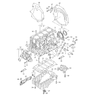 Масляный поддон с отверстиемдля датчика уровня масла VAG 06F103601