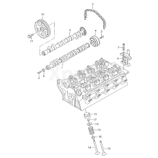 Регулятор фаз газорозподілу. VAG 06B109088D