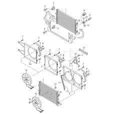 Кожух вентилятора VAG 6Q0121207CB41