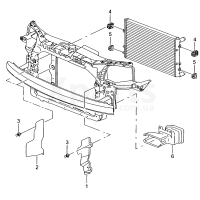Кожух карт. для спрям. пов. VAG 6L0121284B
