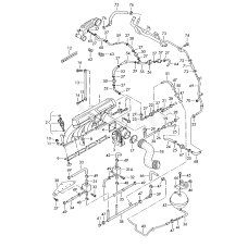 Шланг, Г-подібної форми VAG 058133394D