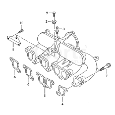 Патрубок впускного тракта VAG 070129713H