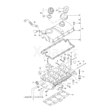 Патрубок для заливания масла VAG 038115301A