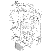 Шланг системи охолодження VAG 059121096F