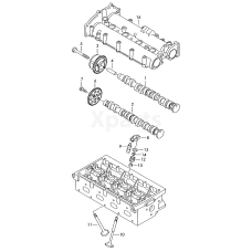 Регулятор фаз газорозподілу. VAG 03C109088E
