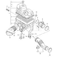 Трубка, соединительная VAG 7H0129684