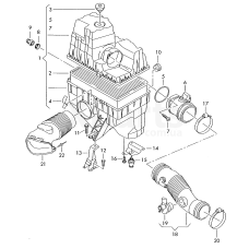 Трубка сполучна VAG 7H0129684