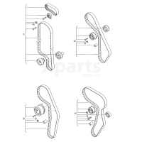 Ремонтний комплект зубчастого ременя з натяжним роликом VAG 038198119A