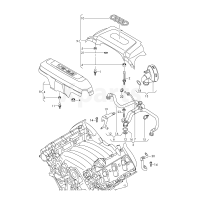 Шланг для видалення повітря VAG 06E103217M