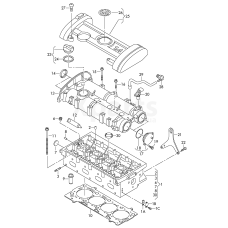 Прокладка ГБЦ (метал) VAG 036103383AM
