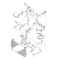 Шланг системи охолодження VAG 7H0122073M