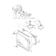 Радиатор охлаждающей жидкости VAG 1K0121251EC