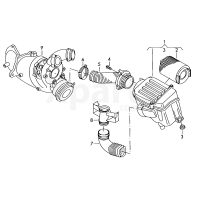 Фланець повітроводу VAG 5N0129618D