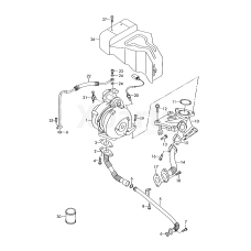 Зворотний маслопровід VAG 059145735AJ