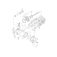 Корпус термостатас термостатом VAG 079121115J