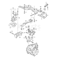 Подшипник двигателя VAG 6Q0199167DE