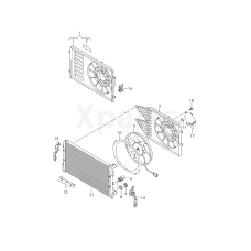 Воздуховод VAG 5J0121284E