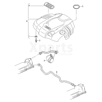 Шланг для видалення повітря VAG 059103209D