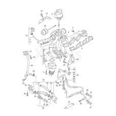 Зворотний маслопровід VAG 03L145735G