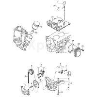 Зірочка ланцюга VAG 03C105209AQ