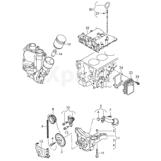 Зірочка ланцюга VAG 03C105209AQ