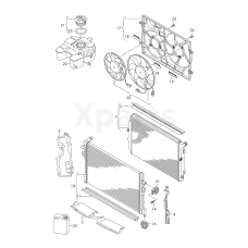 Воздуховод VAG 3G0121284B