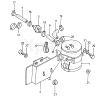 пружинний затискач VAG 6U0133348
