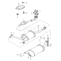 Заставна гайка VAG N90789201