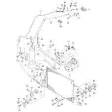 Кронштейн осушувача VAG 3B0260197