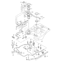 Топливный насос с накопитель-ным резервуаром VAG 8E0906087E