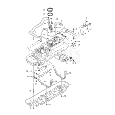 Захисний екран для паливного бака VAG 2H0801989