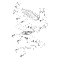 Проміжна труба VAG 7P6253201
