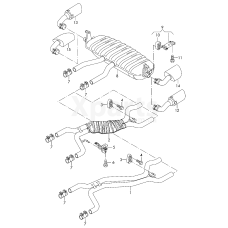 Проміжна труба VAG 7P6253201