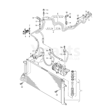 Трубопровід холодоагенту VAG 6R0820721AB