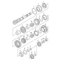 Кільце синхронізатора, блокир. VAG 012311247F