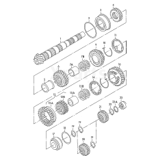 Кільце синхронізатора, блокир. VAG 012311247F