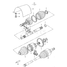 Самонар. гвинт з плоских. голівка. VAG 6U0407192