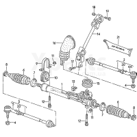 Поперечная рулевая тяга VAG 191422804B