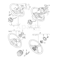 Рулевое колесо (кожа) VAG 4D0419091JAS1