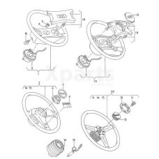 Рульове колесо (шкіра) VAG 4D0419091JAS1