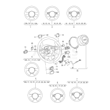 Жгут проводов подушки безопас. VAG 4E0971589B