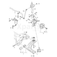 Поворотний кулак VAG 5Q0407256Q