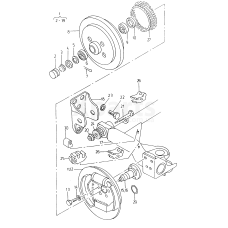 Конический роликовый подшипник VAG 311405645B