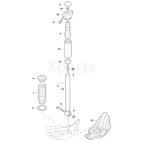 Газонаповнений амортизатор VAG 1J0513025DJ